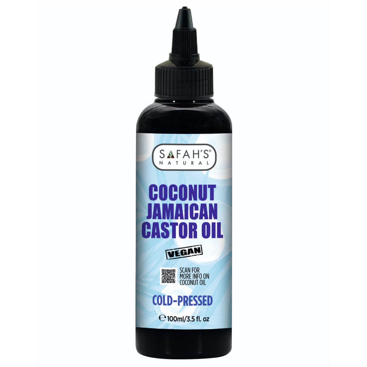 Safah’s Natural Coconut Jamaican Castor Oil 3.5 oz