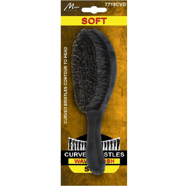 Magic Collection Curved Bristles Soft Wave Brush (No.7719CVD)