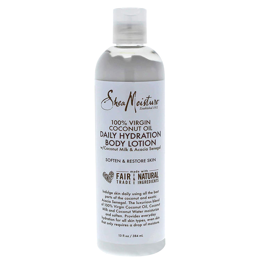 Shea Moisture 100% Virgin Coconut Oil Daily Hydration Body Lotion 13 oz