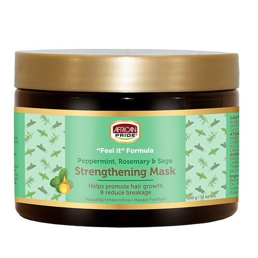 African Pride Peppermint, Rosemary & Sage Strengthening Masque 12 oz