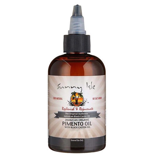 Sunny Isle Jamaican Organic Pimento Oil with Black Castor Oil 4 oz