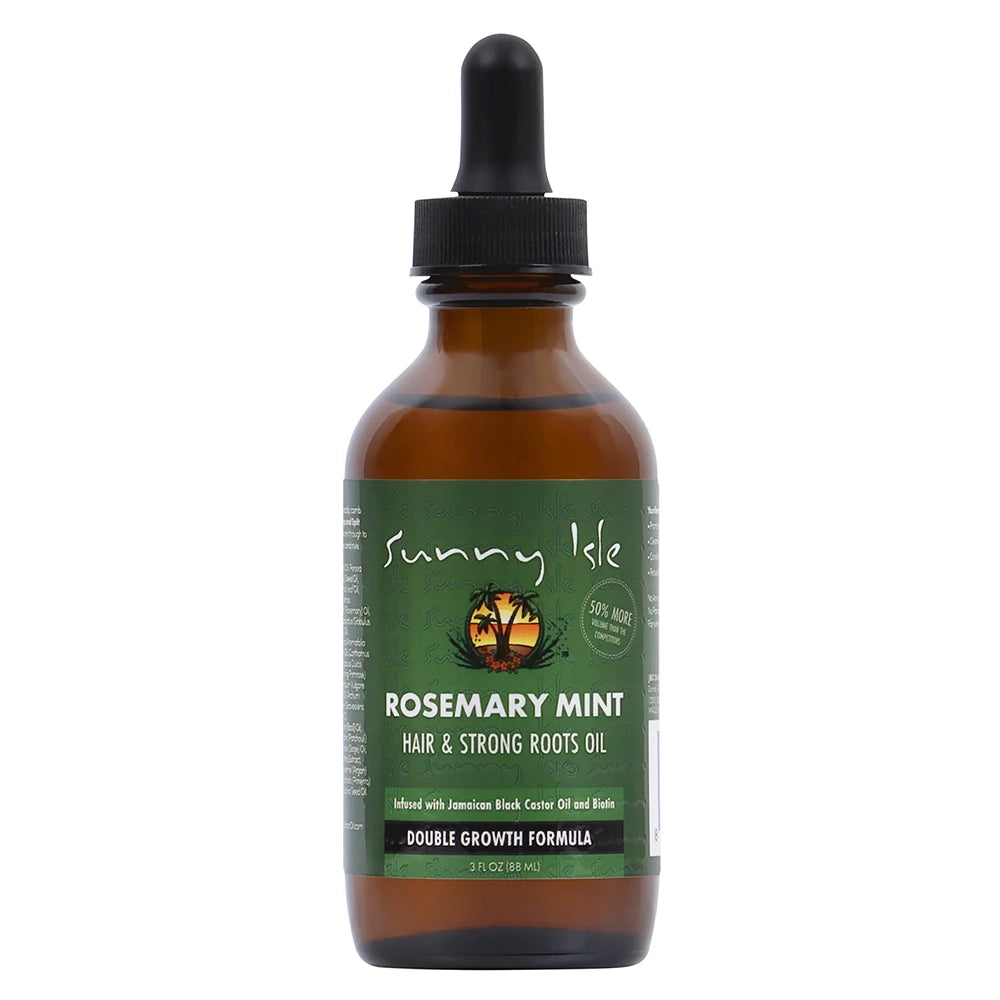 Sunny Isle Rosemary Mint Hair & Strong Roots Oil 3 oz