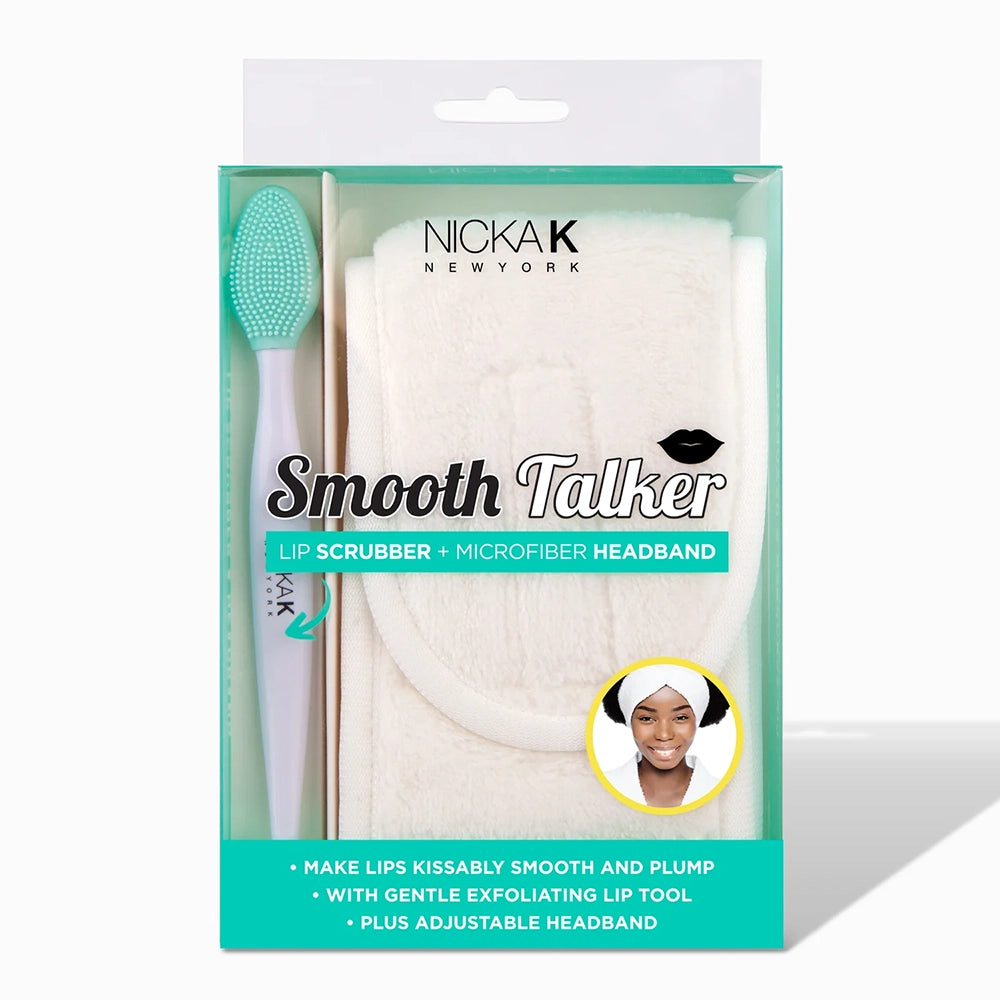 Nicka K Smooth Talker Lip Scrubber & Headband TRLP01