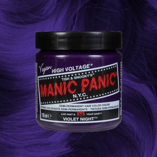 Manic Panic Semi-Permanent Hair Color Cream | Violet Night