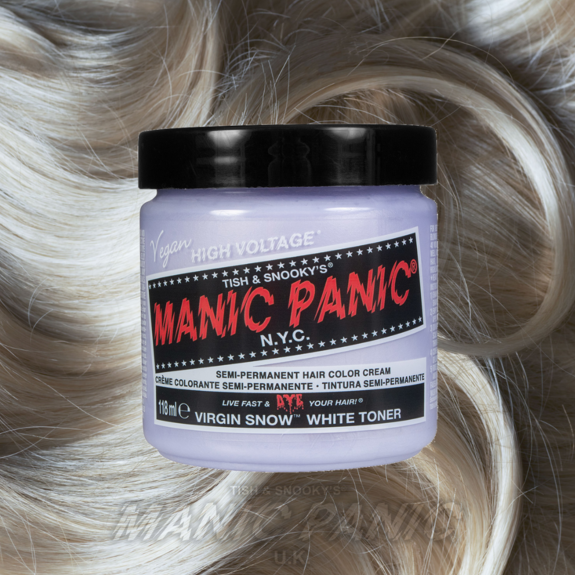 Manic Panic Semi-Permanent Hair Color Cream | Virgin Snow