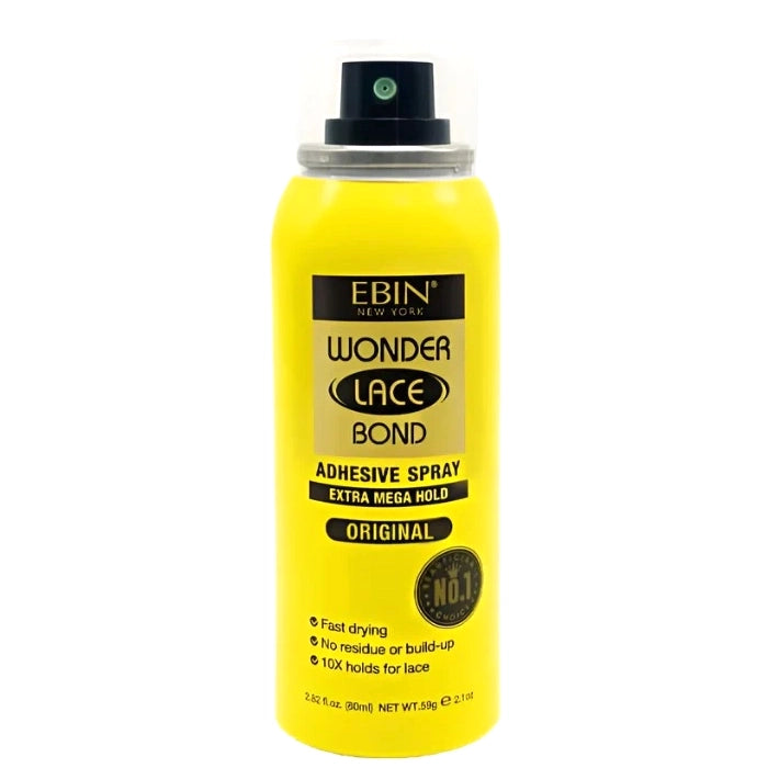 Ebin Wonder Lace Bond Adhesive Spray | Original 2.1 oz