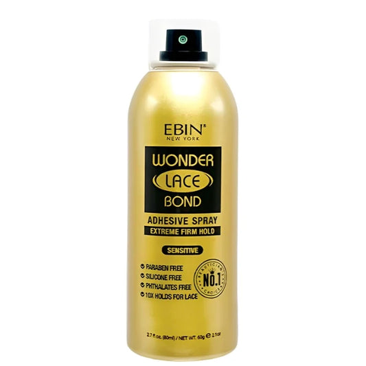 Ebin Wonder Lace Bond Wig Adhesive Spray | Sensitive 2.1 oz