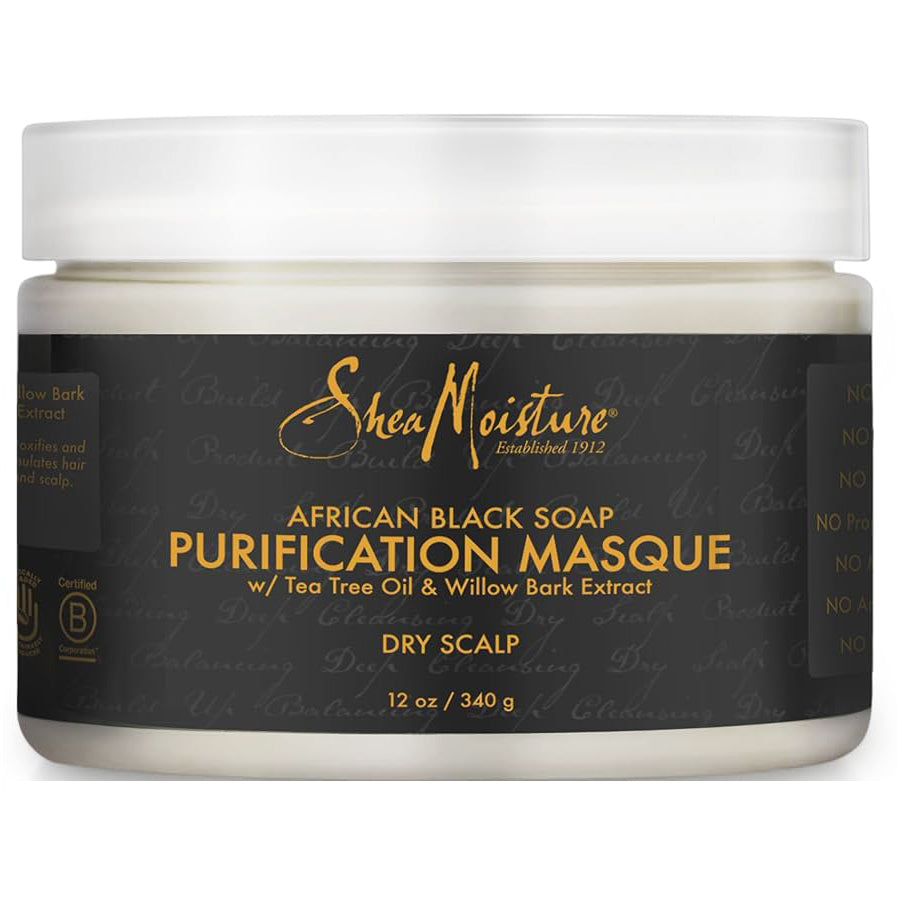 Shea Moisture African Black Soap Purification Masque 12 oz