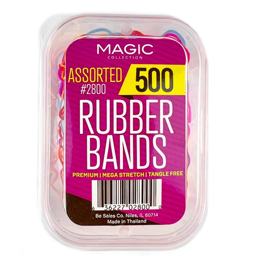 Magic Collection Assorted Rubber Bands 500 pcs