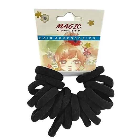 Magic Quality Kids Hair Bobbles - Black - 20 pcs