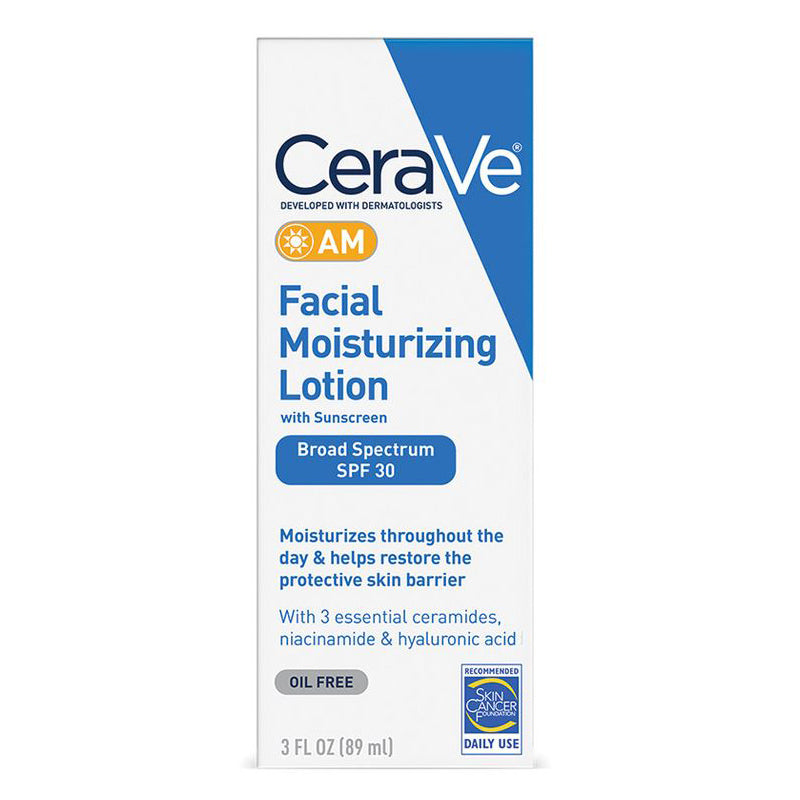 CeraVe AM Facial Moisturizing Lotion SPF 30 - 3 oz