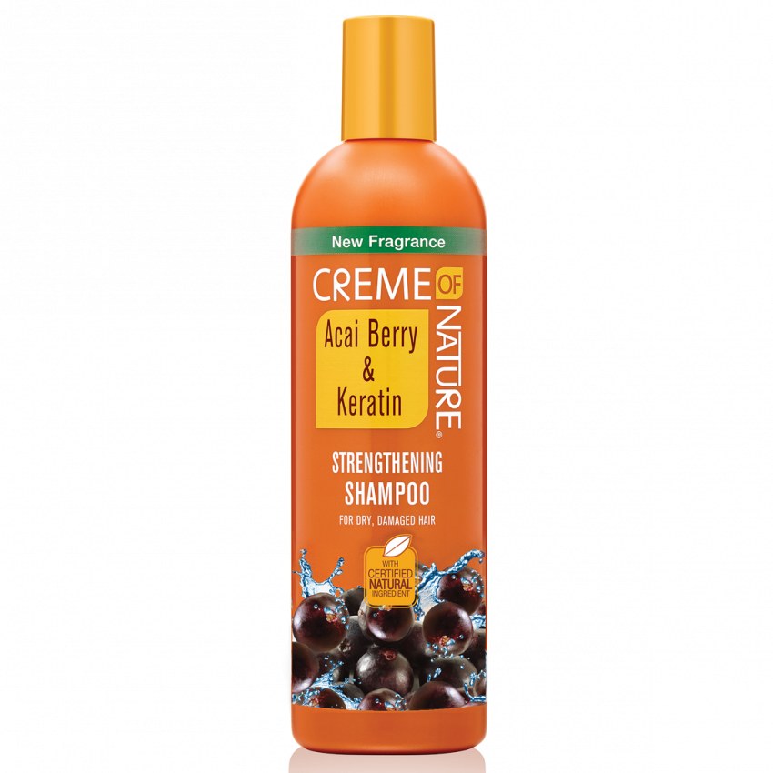 Creme Of Nature Acai Berry & Keratin Strengthening Shampoo 12 oz