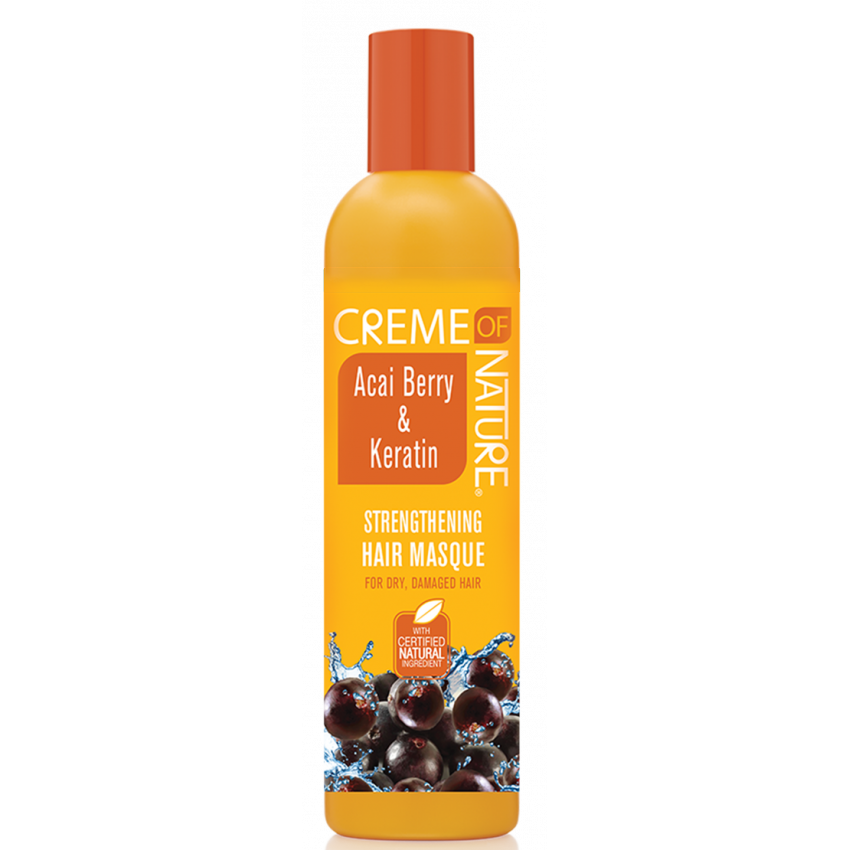 Creme Of Nature Acai Berry & Keratin Hair Masque 12 oz