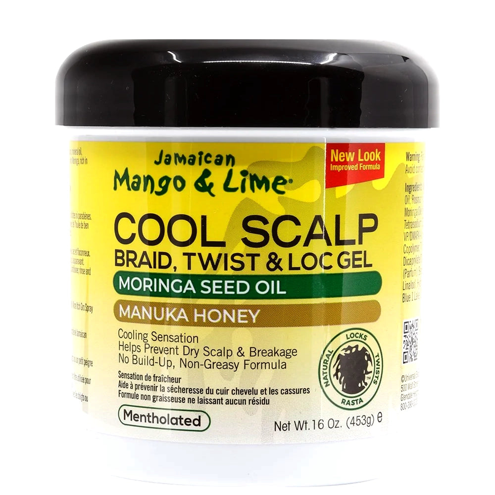 Jamaican Mango & Lime Cool Scalp Braid, Twist & Loc Gel 16 oz