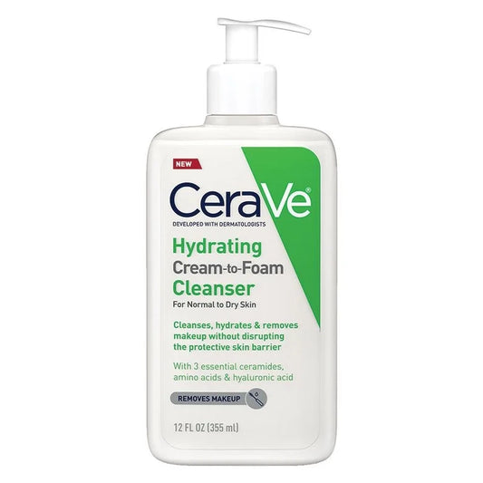 CeraVe Hydrating Cream-to-Foam Cleanser 12 oz