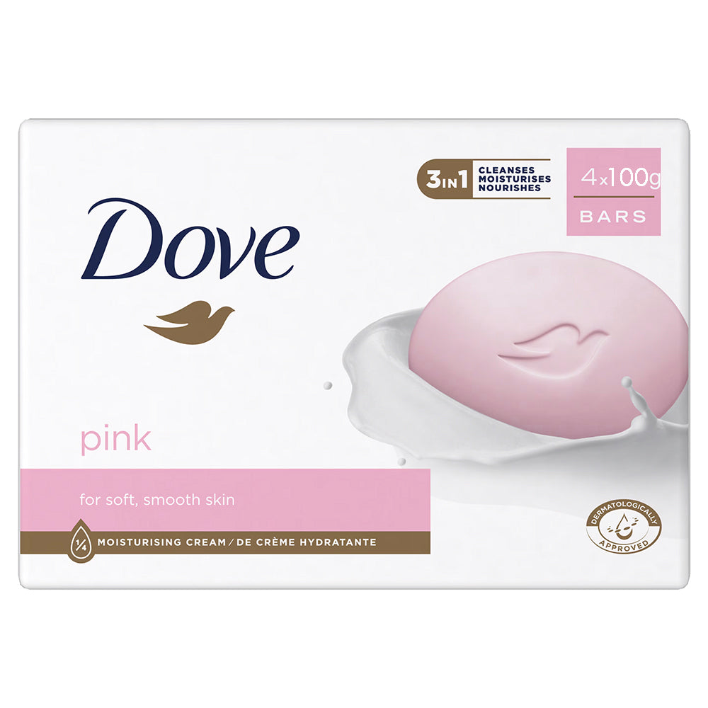 Dove Pink Beauty Bar 4x100g