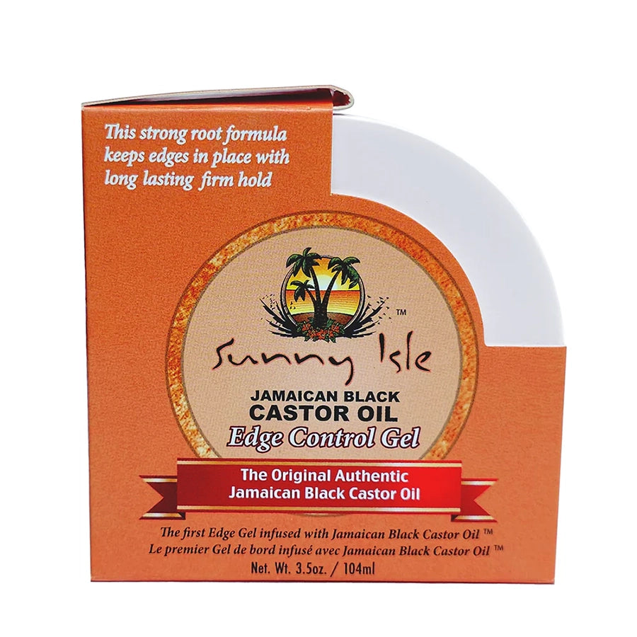 Sunny Isle Jamaican Black Castor Oil Edge Hair Gel 3.5 oz