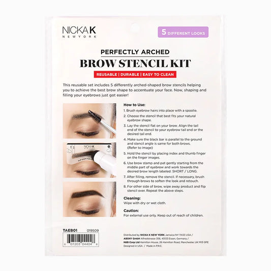 Nicka K Brow Stencil Kit