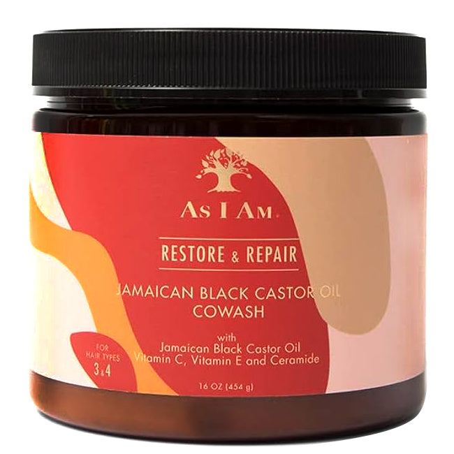 As I Am Jamaican Black Castor Oil Cowash 16 oz