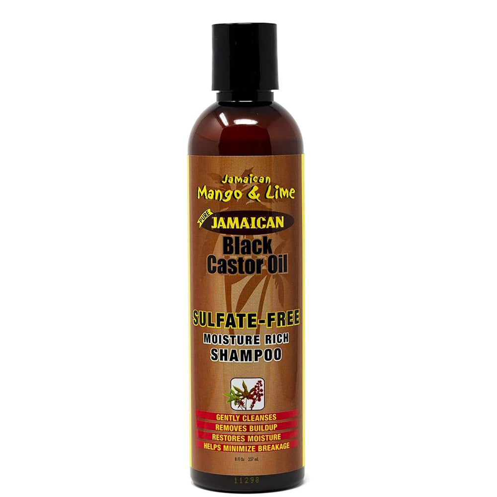 Jamaican Mango & Lime Black Castor Oil Moisture Rich Sulfate-Free Shampoo 8 oz