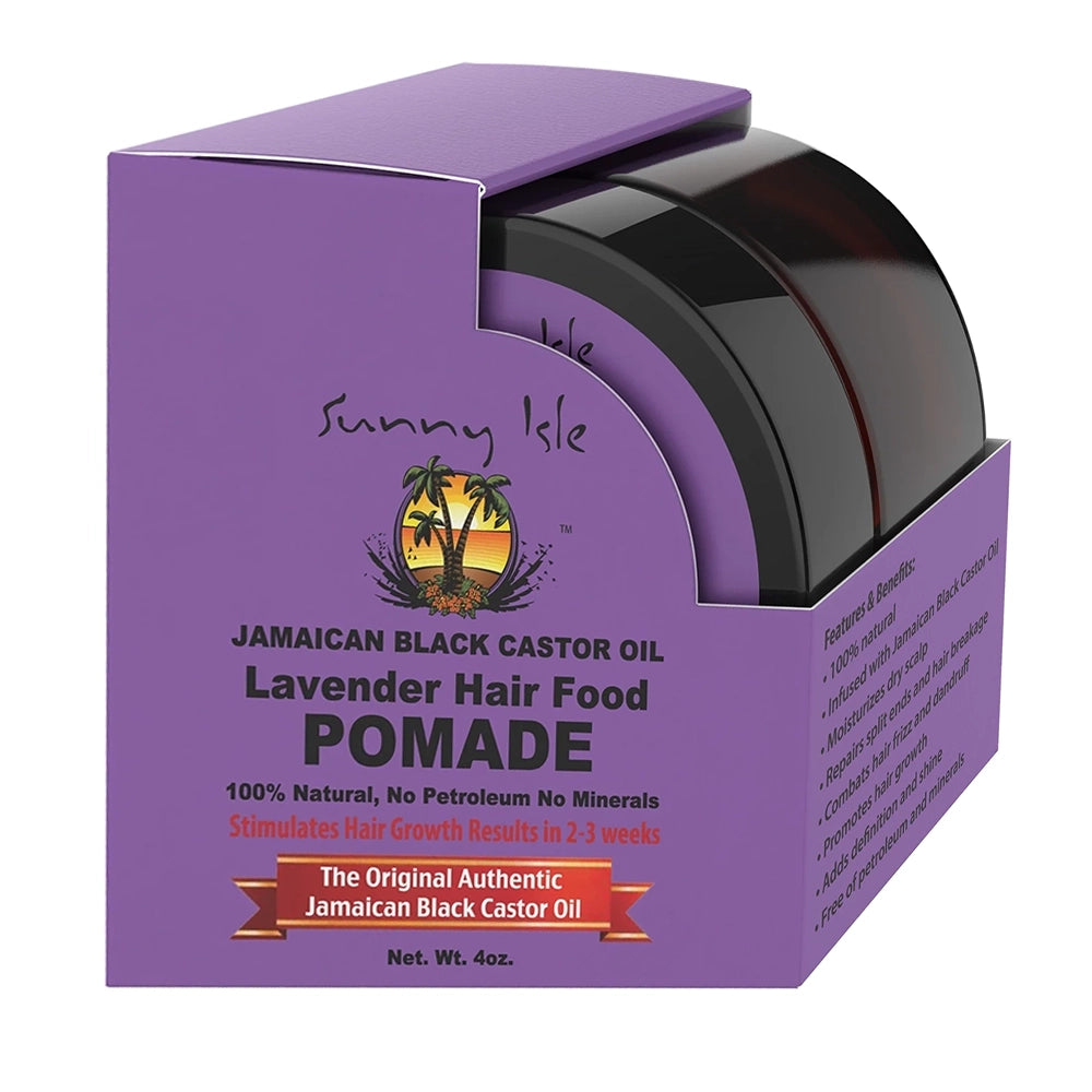 Sunny Isle Jamaican Black Castor Oil Hair Pomade with Lavender 4 oz