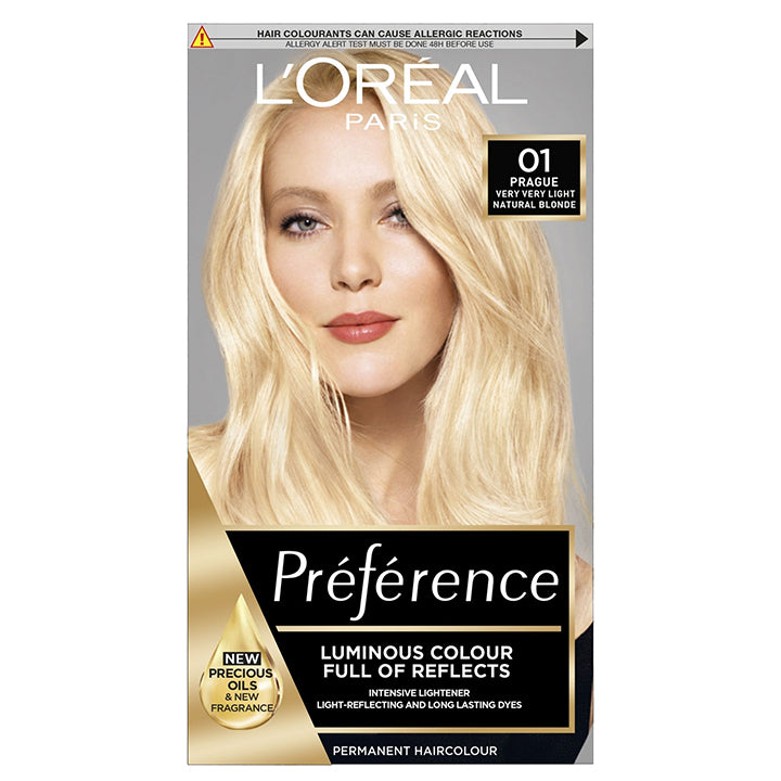 L'Oréal Préférence | 01 Very Very Light Natural Blonde