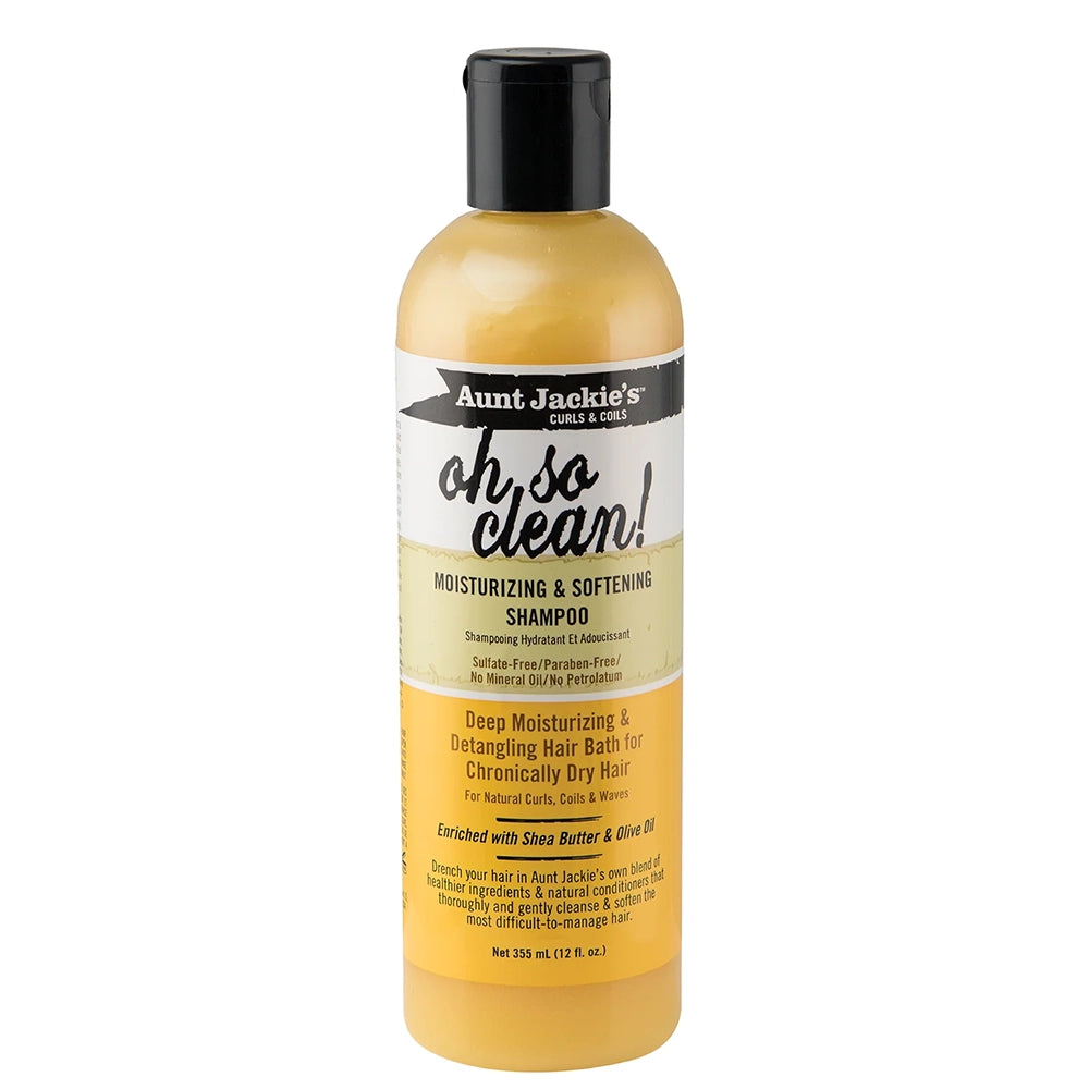 Aunt Jackie's Oh So Clean Moisturizing & Softening Shampoo 12 oz