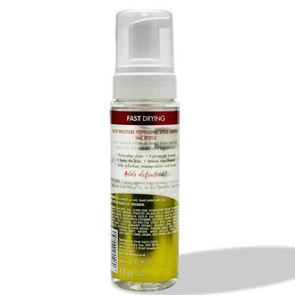 Olive Moisture Style Control Hair Mousse 7 oz