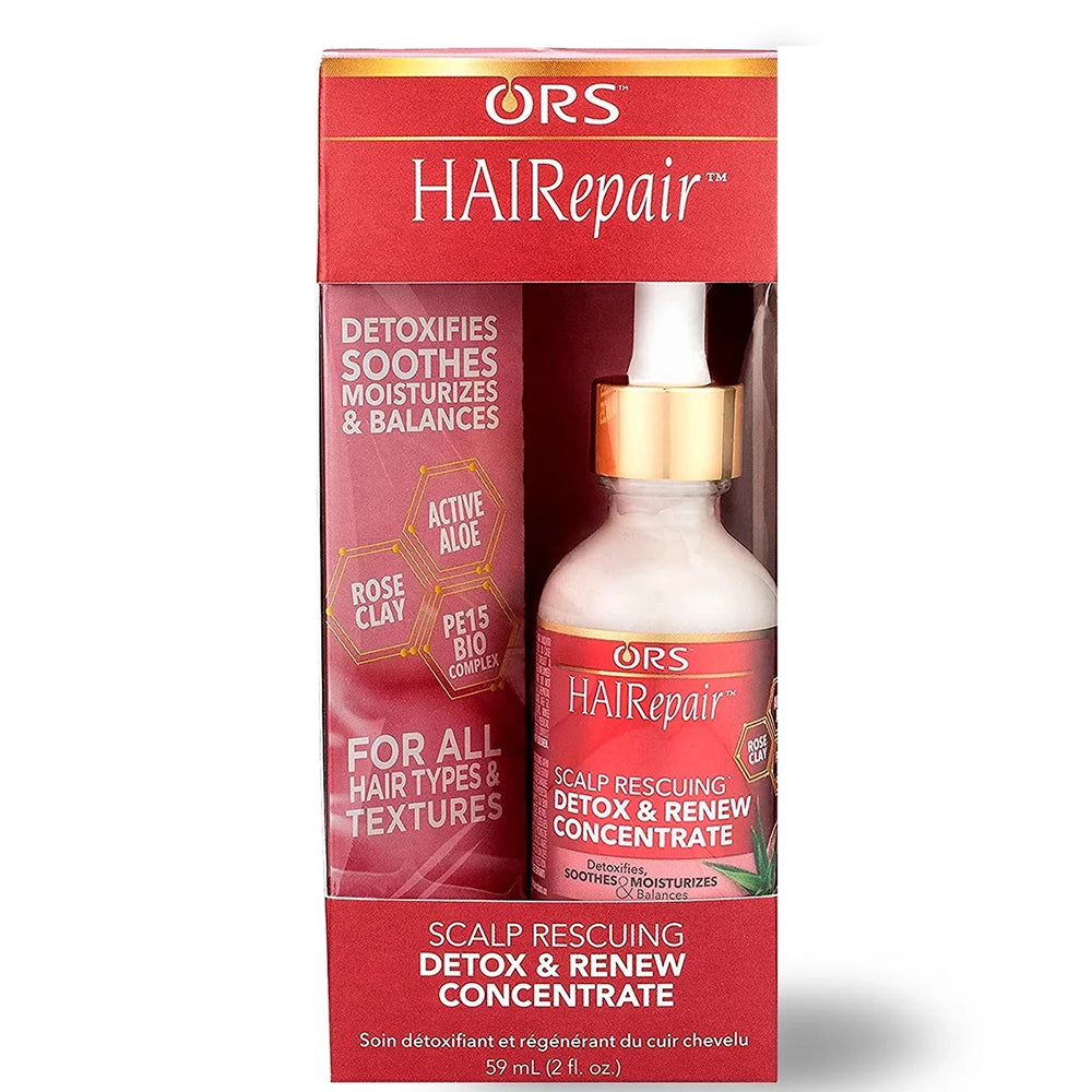 ORS Hairepair Scalp Rescuing Detox And Renew Concentrate 2 oz