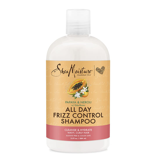 Shea Moisture Papaya & Neroli All-Day Frizz Control Shampoo 13 oz