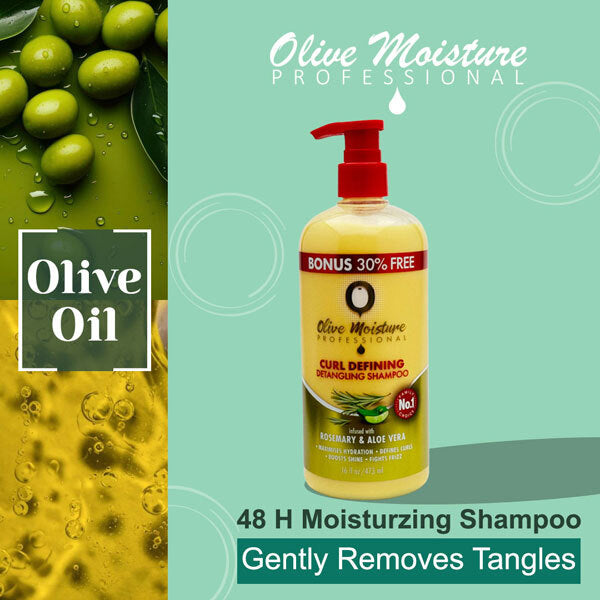 Olive Moisture Curl Defining Detangling Shampoo 16 oz