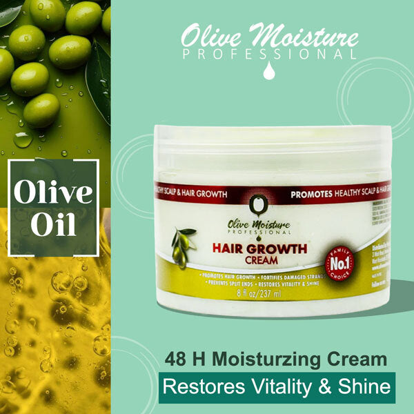 Olive Moisture Hair Growth Cream 8 oz