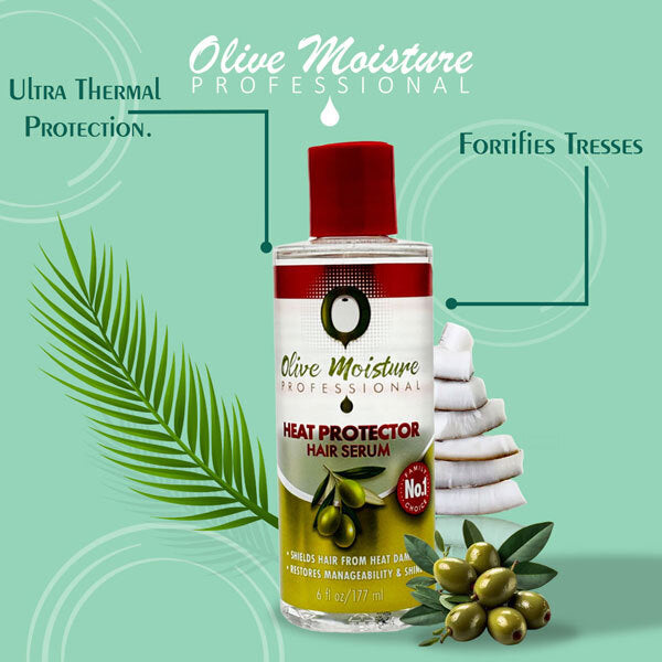 Olive Moisture Heat Protector Hair Serum 6 oz