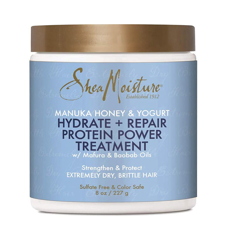 Shea Moisture Manuka Honey & Yogurt Hydrate + Repair Protein Power Treatment 8 oz