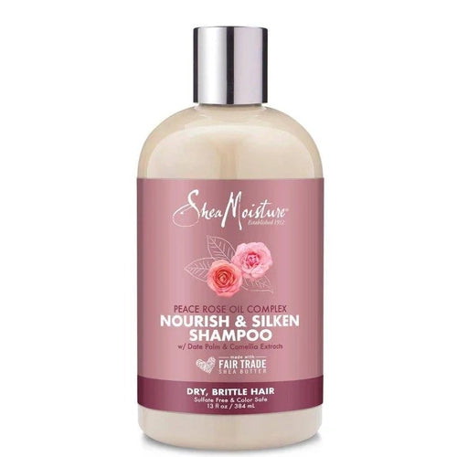 Shea Moisture Peace Rose Oil Complex Nourish & Silken Shampoo 13 oz