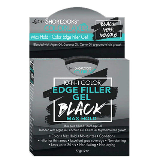 Luster's Shortlooks Edge Filler Gel Black 57 g