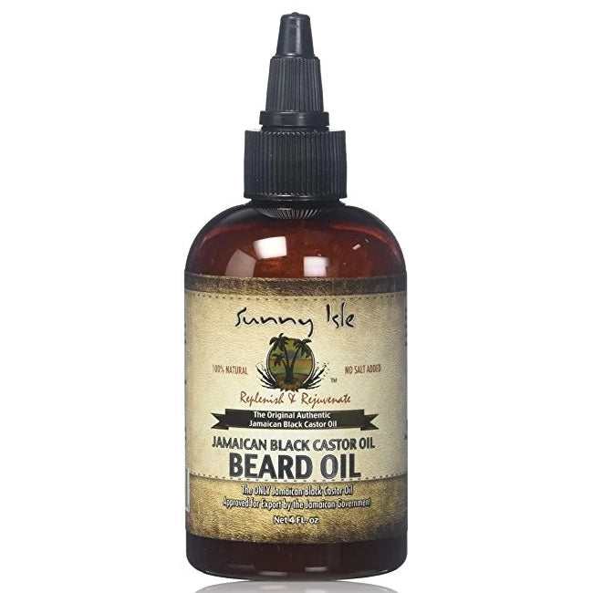 Sunny Isle Jamaican Black Castor Oil Beard Oil 4 oz