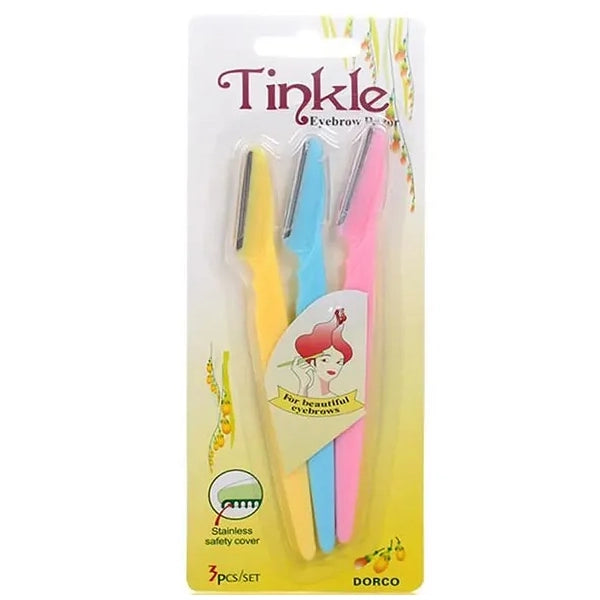 Tinkle Eyebrow Razors - 3 pc set