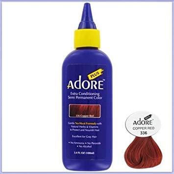 Adore Plus Semi Permanent Color (Color : 348 Dark Plum Brown) 
