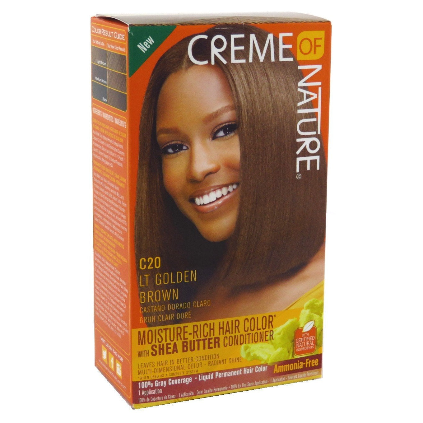 Creme of Nature Moisture Rich Hair Color with Shea Butter Conditioner