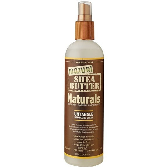 Mazuri Shea Butter Naturals Untangle Detangling Spray 355ml 1