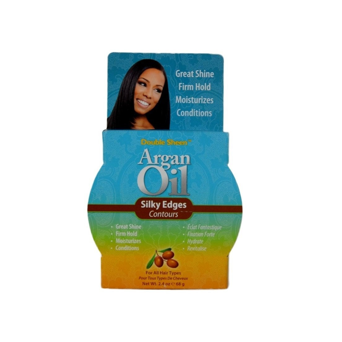 Double Sheen Argan Oil Silky Edge 65g 1