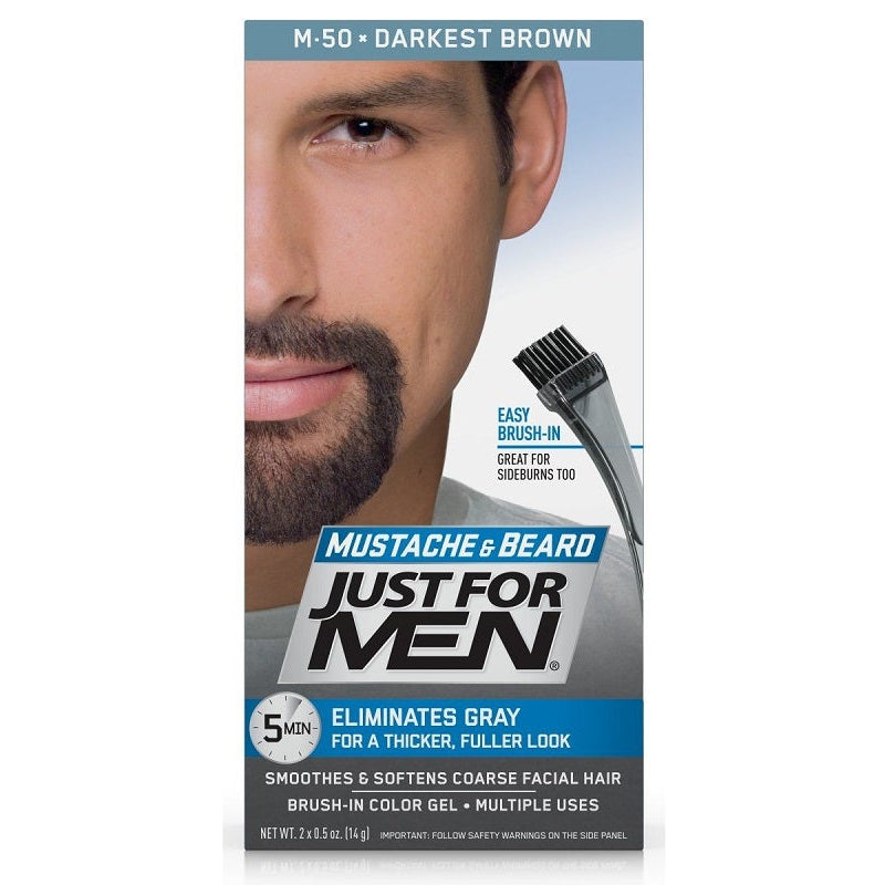 Just For Men Mustache & Beard Brush-In Color