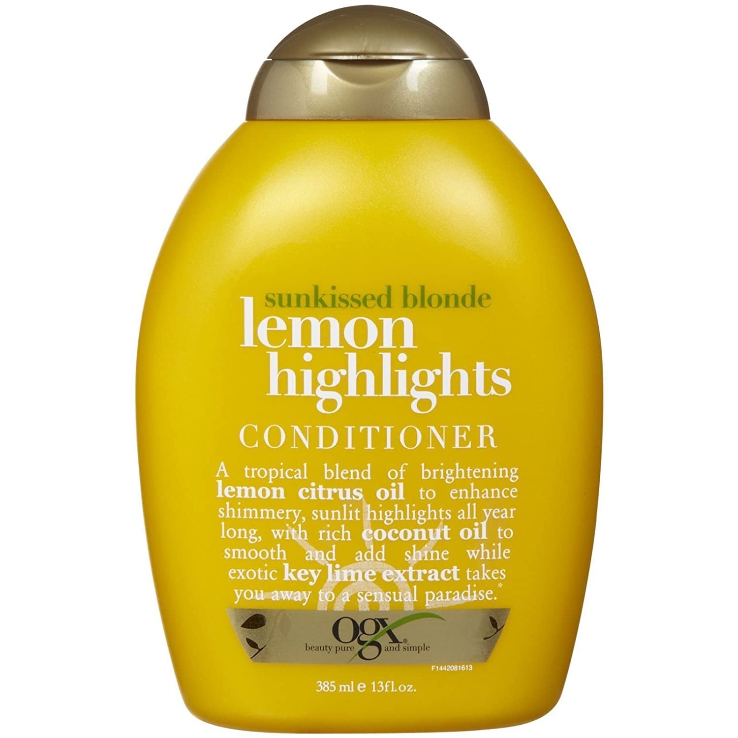 Ogx Sunkissed Blonde Lemon Highlights Conditioner 385ml 1